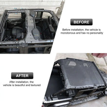 For 2018+ Jeep Wrangler JLU 4 Doors Leather Soft Top Sunshade Mesh Full Length Mesh Sun Shade UV Blocker RT-TCZ