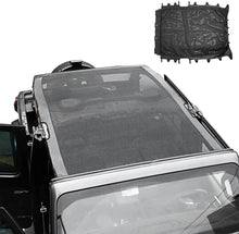 For 2018+ Jeep Wrangler JLU 4 Doors Leather Soft Top Sunshade Mesh Full Length Mesh Sun Shade UV Blocker RT-TCZ