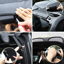For 2018+ Jeep Wrangler JLU 4 Doors Leather Soft Top Sunshade Mesh Full Length Mesh Sun Shade UV Blocker RT-TCZ