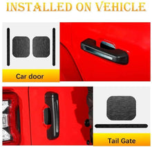 For 2018+ Jeep Wrangler JLU 4Doors Exterior Door Handle Inserts Cover Trim RT-TCZ
