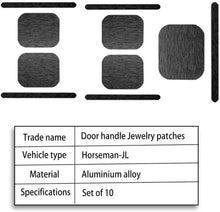 For 2018+ Jeep Wrangler JLU 4Doors Exterior Door Handle Inserts Cover Trim RT-TCZ