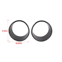 For 2024+ Jeep Wrangler JL/Gladiator JT Front Light Bezels Circle Trim RT-TCZ