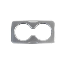 For Jeep Cherokee 2014+/Commander 2018+ Rear Cup Holder Cover Trim Panel Frame Silver RT-TCZ