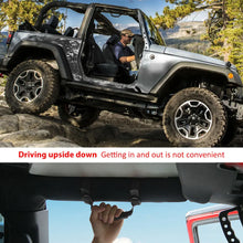 For Jeep Universal 4-Door Top Roll Bar Grab Handles Grip Black RT-TCZ