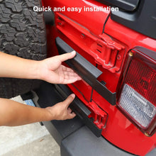 For Jeep Wrangler JK JKU Tailgate Hinge Cover Spare Tire Rear Original Style Door Hinge Liftgate Trim RT-TCZ