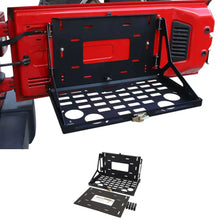 For Jeep Wrangler JK JL 2/4 Door Tailgate Table Metal Storage Rack Foldable Cargo Shelf RT-TCZ