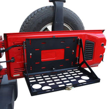 For Jeep Wrangler JK JL 2/4 Door Tailgate Table Metal Storage Rack Foldable Cargo Shelf RT-TCZ