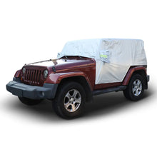 For Jeep Wrangler JK JL 2Door Car Rain Snow Cover Windproof Dustproof UV Protection Sunshade RT-TCZ