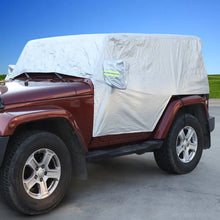For Jeep Wrangler JK JL 2Door Car Rain Snow Cover Windproof Dustproof UV Protection Sunshade RT-TCZ