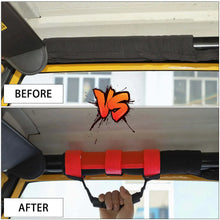 For Jeep Wrangler JK JL CJ YJ TJ JT 4PCS Top Roll Bar Grab Handles RT-TCZ