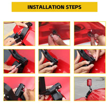 For Jeep Wrangler JK/JL/JT Hood Latch Reversing Rearview Mirror RT-TCZ