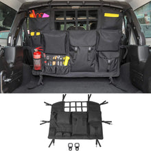For Jeep Wrangler JKU JLU 4Door Trunk Multi-Pockets Storage Bag Organizers Cargo Bag Back Seat Bag with Tool Kits RT-TCZ