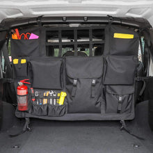 For Jeep Wrangler JKU JLU 4Door Trunk Multi-Pockets Storage Bag Organizers Cargo Bag Back Seat Bag with Tool Kits RT-TCZ