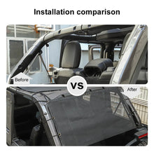 For Jeep Wrangler JL JK TJ 4Doors Rear Trunk Sunshade Mesh Cover Bikini anti-UV RT-TCZ