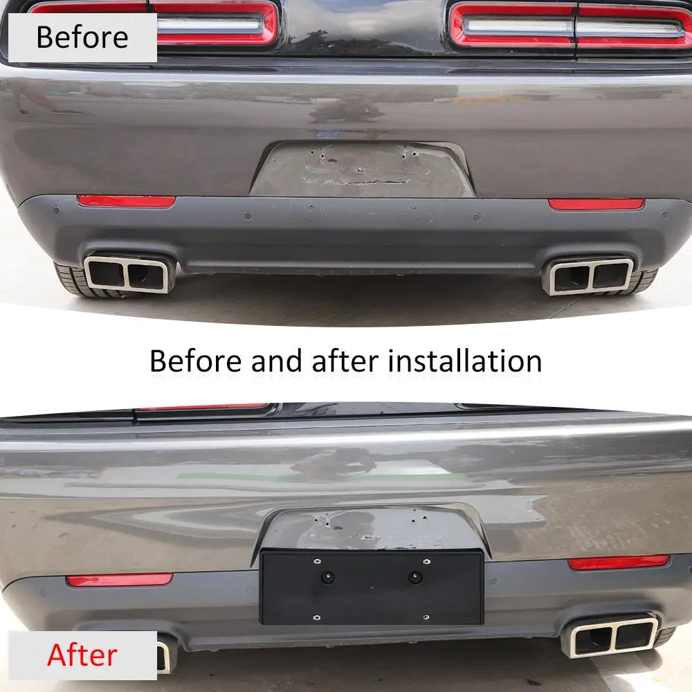 RT-TCZ Rear License Plate Tag Holder Mount Bracket For Jeep