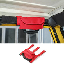 For Jeep Wrangler TJ JK JL Red Roll Bar Grab Grip Handles Sunglasses Storage Bag RT-TCZ