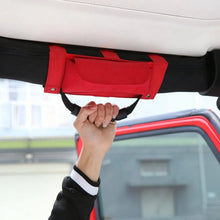 For Jeep Wrangler TJ JK JL Red Roll Bar Grab Grip Handles Sunglasses Storage Bag RT-TCZ