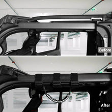 For Jeep Wrangler TJ JK JL & Gladiator JT 2 x Roll Bar Grab Handles Paracord Grip American Flag RT-TCZ