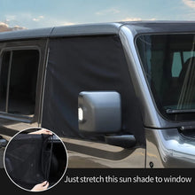 For Jeep Wrangler TJ JK JL & Gladiator JT Front & Rear Window UV Protection Sun Shade Breathable Mesh RT-TCZ