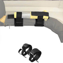 For Jeep Wrangler TJ YJ JK JKU JL JLU JT Universal Roll Bar Flashlight Holder Strap(Black) RT-TCZ