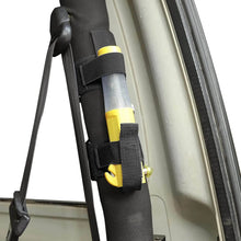 For Jeep Wrangler TJ YJ JK JKU JL JLU JT Universal Roll Bar Flashlight Holder Strap(Black) RT-TCZ