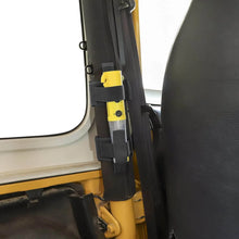 For Jeep Wrangler TJ YJ JK JKU JL JLU JT Universal Roll Bar Flashlight Holder Strap(Black) RT-TCZ