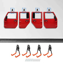 For Jeep Wrangler Universal Door Storage Hanger Removable Wall-Mounted Rack Bracket Hanging RT-TCZ
