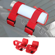For Jeep Wrangler YJ TJ JK JKU JL JLU Universal Roll Bar Flashlight Holder Red RT-TCZ