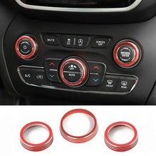 For 2014+ Jeep Grand Cherokee Interior Air Conditioner Trim Cover Audio Switch Knob RT-TCZ
