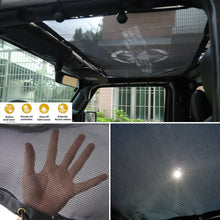 For Jeep Wrangler JL JLU 2018+ Front Roof Mesh Sunshade Protect Half Top Cover Mesh Bikini Black