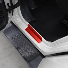 For 2007-2017 Jeep Wrangler JK JKU Aluminum Door Sill Plate Threshold Entry Guards Cover Strip RT-TCZ