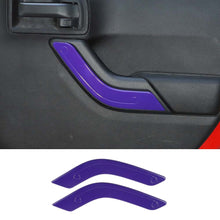 For 2011-2017 Jeep Wrangler JK 2Doors Interior Door Handle Cover Trim RT-TCZ