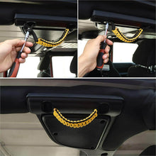 For 2018+ Jeep Wrangler JL &Gladiatar JT 2-in-1 Roll Bar Grab Handles Grip Handle 4Pcs Yellow RT-TCZ