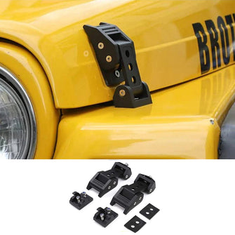 For Jeep Wrangler TJ 1997-2006 Hood Latches Lock Catch Cover Kit