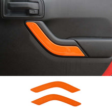 For 2011-2017 Jeep Wrangler JK 2Doors Interior Door Handle Cover Trim RT-TCZ