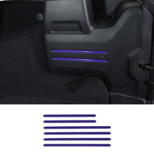 For 2018+ Jeep Wrangler JL 6PCS Rear Tail Trunk Cargo Cover Trim Decor RT-TCZ
