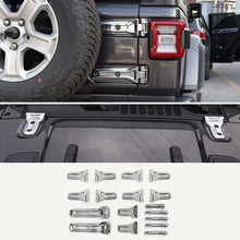 For 2018+ Jeep Wrangler JL 17x Door Handle/Hood Hinge/Spare Tire Bracket Trim Cover RT-TCZ