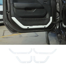 For 2018+ Jeep Wrangler JLU & Gladiator JT 4 Doors 4PCS Interior Door Net Pocket Decoration Cover Trim Bezel RT-TCZ