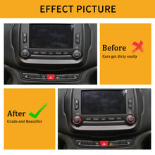 For 2015-2017 Jeep Renegade CD Switch Button Knob Cover Ring Trim RT-TCZ