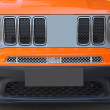 For 2019+ Jeep Renegade Front Face Grille Insect Mesh Net Decor Cover Chrome RT-TCZ