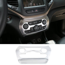 For 2014-2018 Jeep Cherokee Central Air Conditioner Switch Panel Trim Cover Silver RT-TCZ