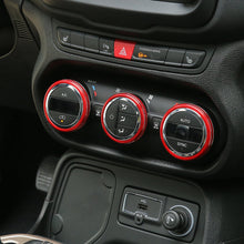 For 2015-2017 Jeep Renegade Air Condition Vent Adjustment Button Trim Ring RT-TCZ