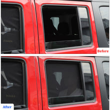 For 2007-2017 Jeep Wrangler JK Car Front & Rear Window SunShade Bug Insect Screen Mesh 4pcs RT-TCZ
