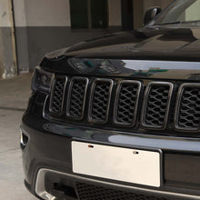 For 2017-2020 Jeep Grand Cherokee Front Grill Inserts Trim Grille Ring Cover Kit RT-TCZ