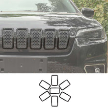 For 2019+ Jeep Cherokee Front Grille Inserts Cover Trim Kit RT-TCZ