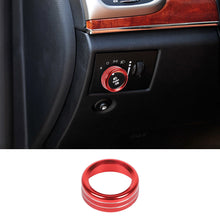 For 2011+ Jeep Grand Cherokee Headlight Switch Knob Button Ring Decor Cover Trim Red RT-TCZ