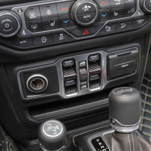For 2018+ Jeep Wrangler JL JT Window Lift Switch Button Cover Trim RT-TCZ