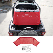 For 2018+ Jeep Wrangler JL 4-Door Trunk Sunshade Mesh Insulation Net Cover Anti-UV RT-TCZ