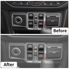 For 2018+ Jeep Wrangler JL JT Window Lift Switch Button Cover Trim RT-TCZ