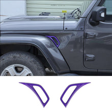 For 2018+ Jeep Wrangler JL  & Gladiator JT  Side Wheel Eyebrow Air Vent Outlet Cover Trim RT-TCZ